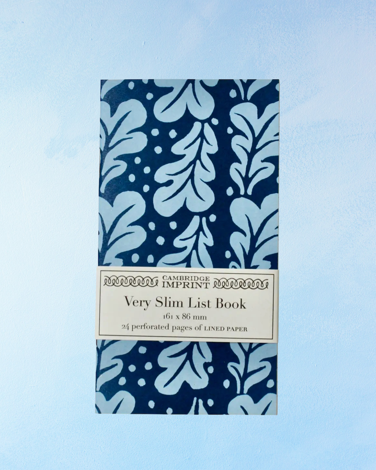 very slim list book - quercus midnight