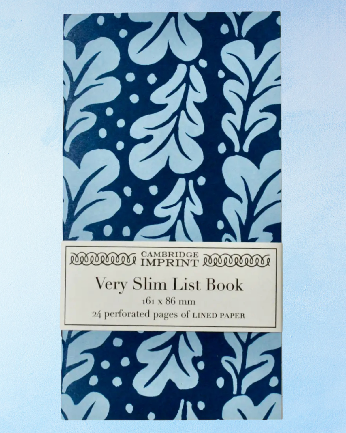 very slim list book - quercus midnight