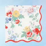 paper napkins - cocktail - vintage floral