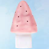 table lamp - vintage pink mushroom - small
