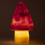 table lamp - vintage pink mushroom - small