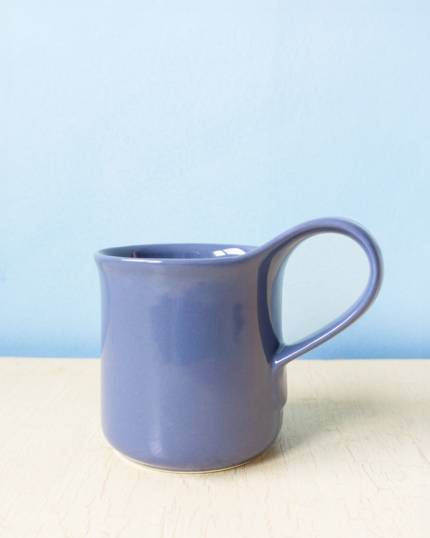 ceramic cafe mug - violet