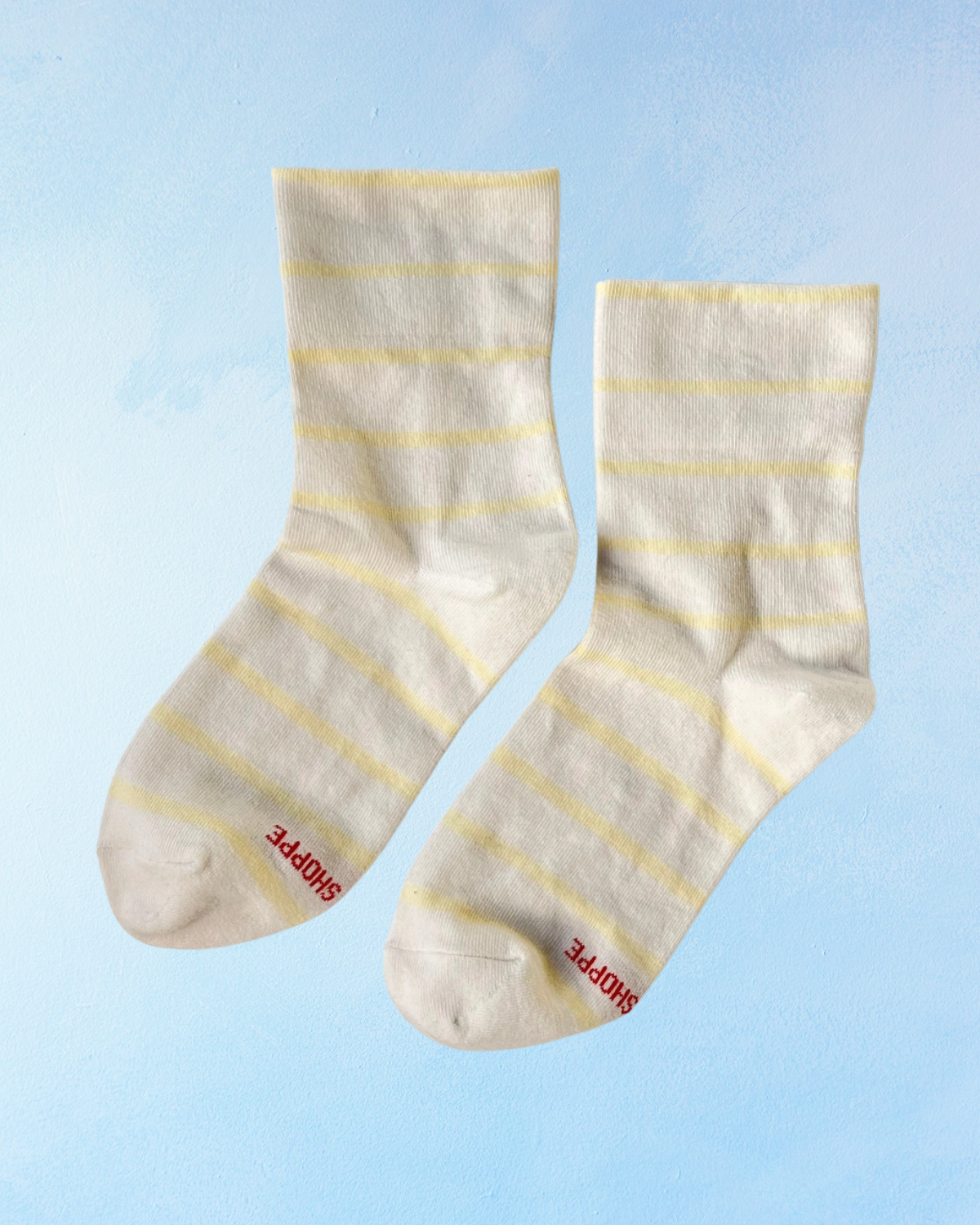 socks - wally - lemon stripe