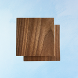 coaster- walnut wood