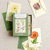 playing cards - watercolour wildflowers