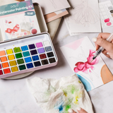 watercolour painting kit - english countryside