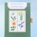 playing cards - watercolour wildflowers