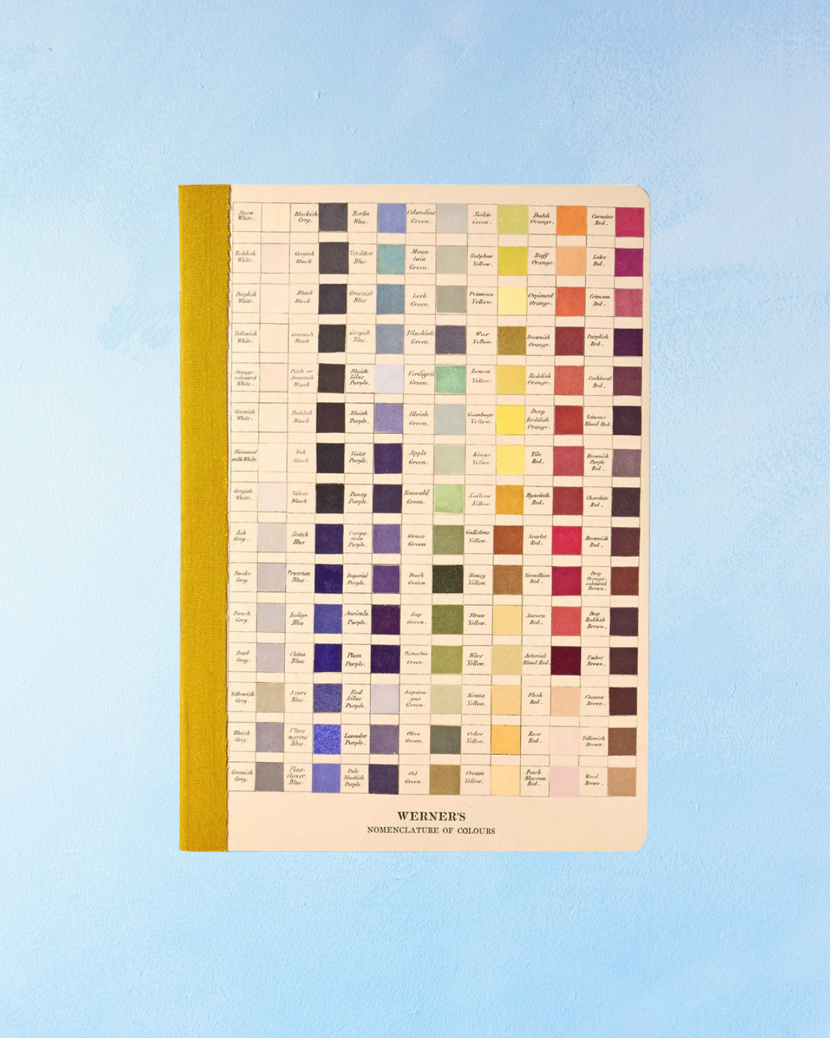 notebook - werner's nomenclature of colours