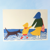 greeting card - whale watching