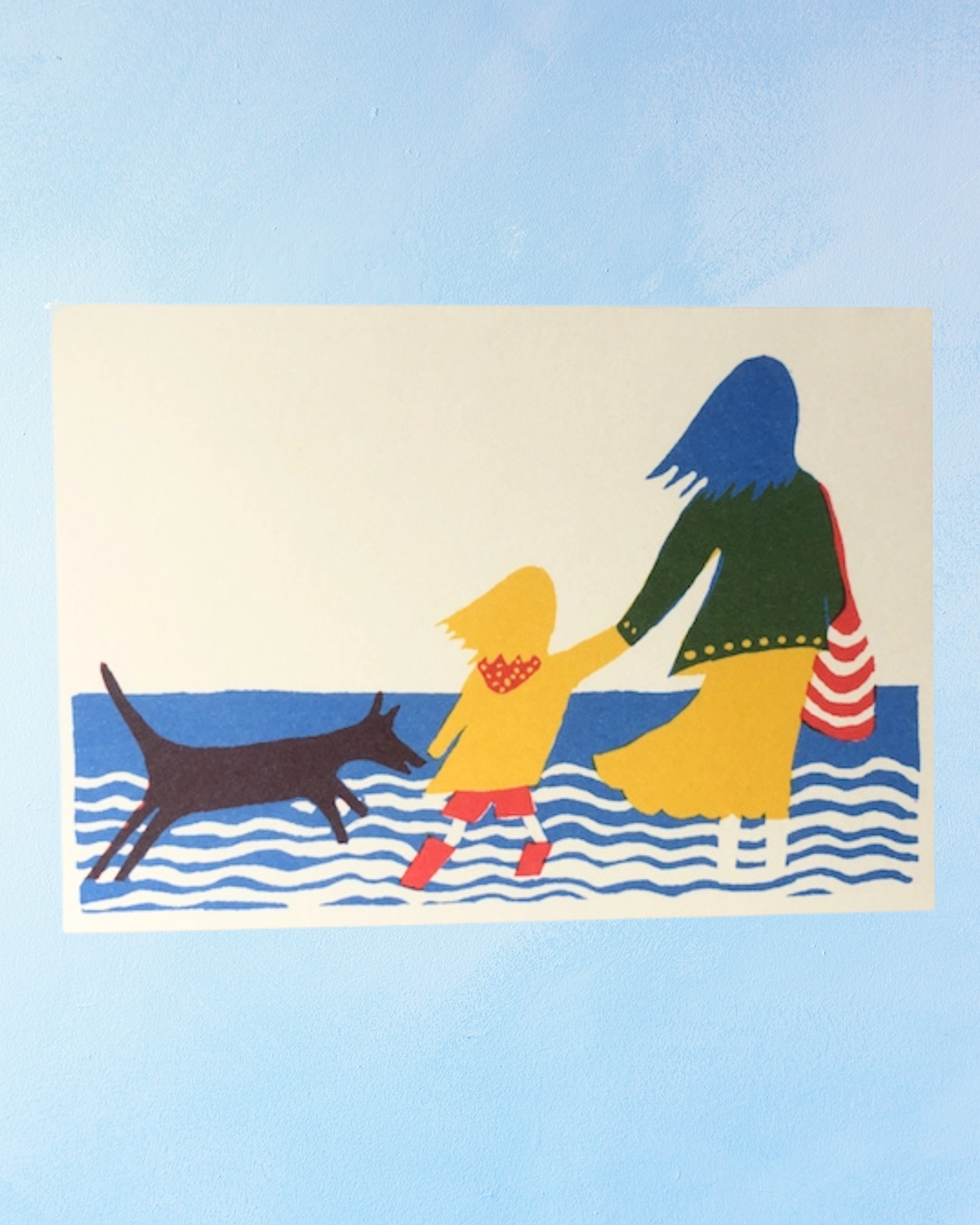 greeting card - whale watching