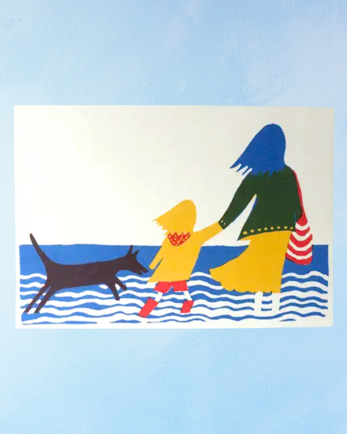 greeting card - whale watching