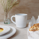 ceramic - large milk white mug