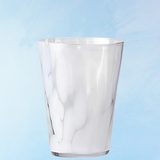 glassware - tumbler: spotted white
