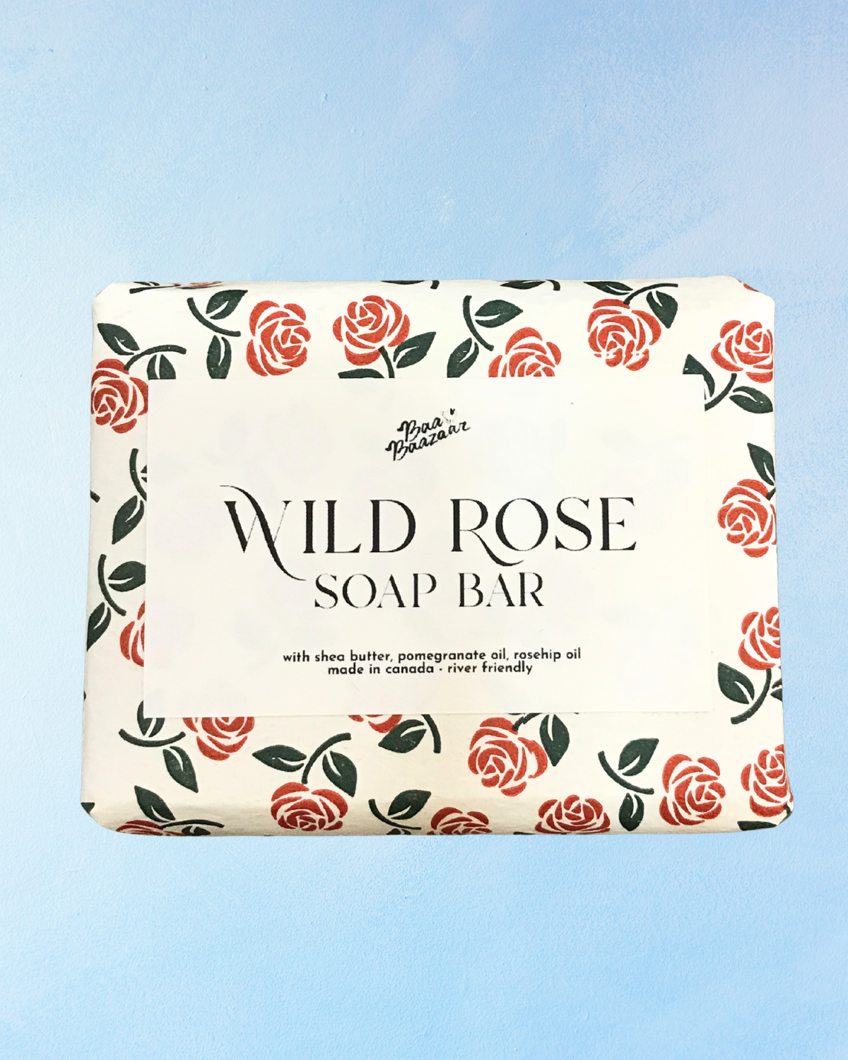 baa wild rose soap bar