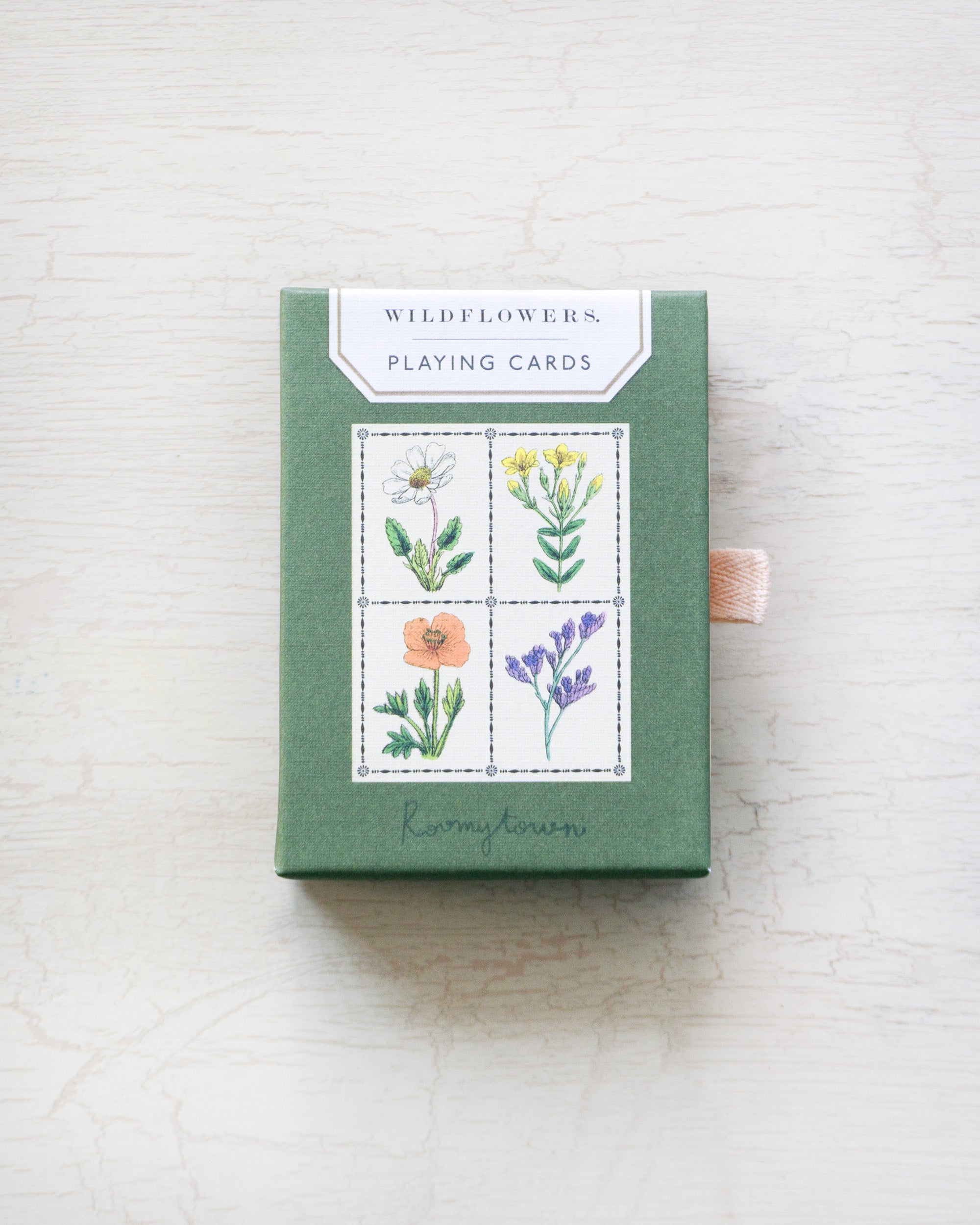 game: playing cards - watercolour wildflowers