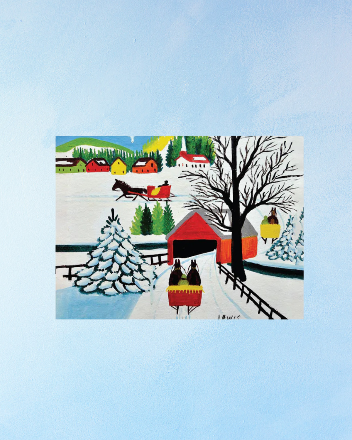 maud lewis magnet- assorted