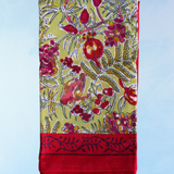 tea towel - pomegranate garden
