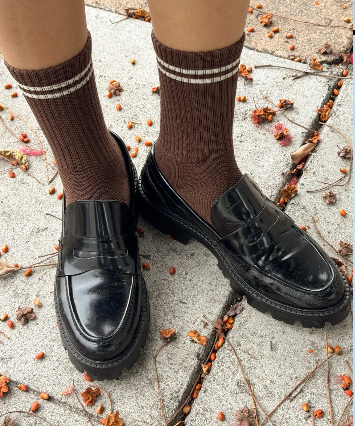 socks - boyfriend - wood