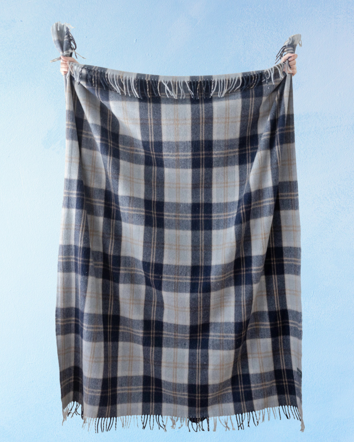 wool blanket - bannockbane silver