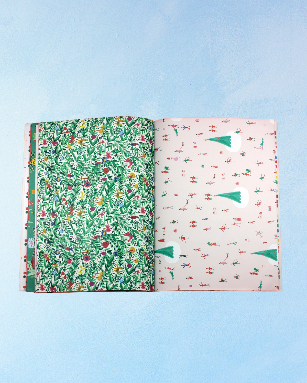 holiday wrapping paper book