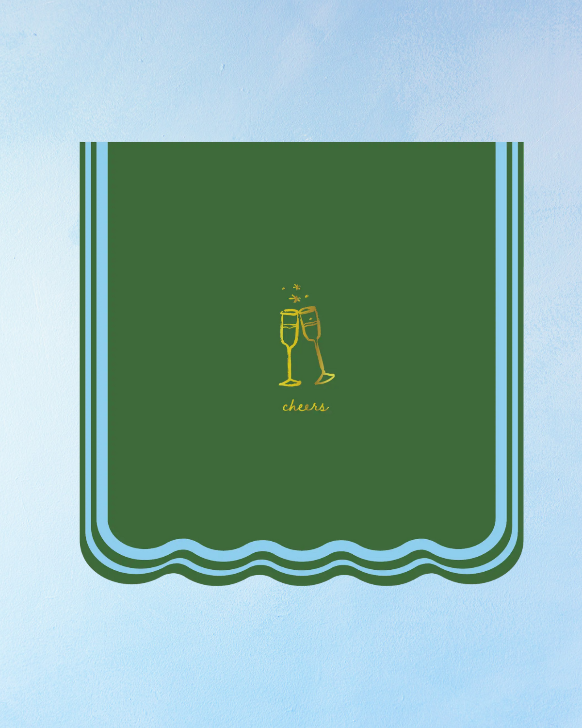 paper napkins - cheers champagne