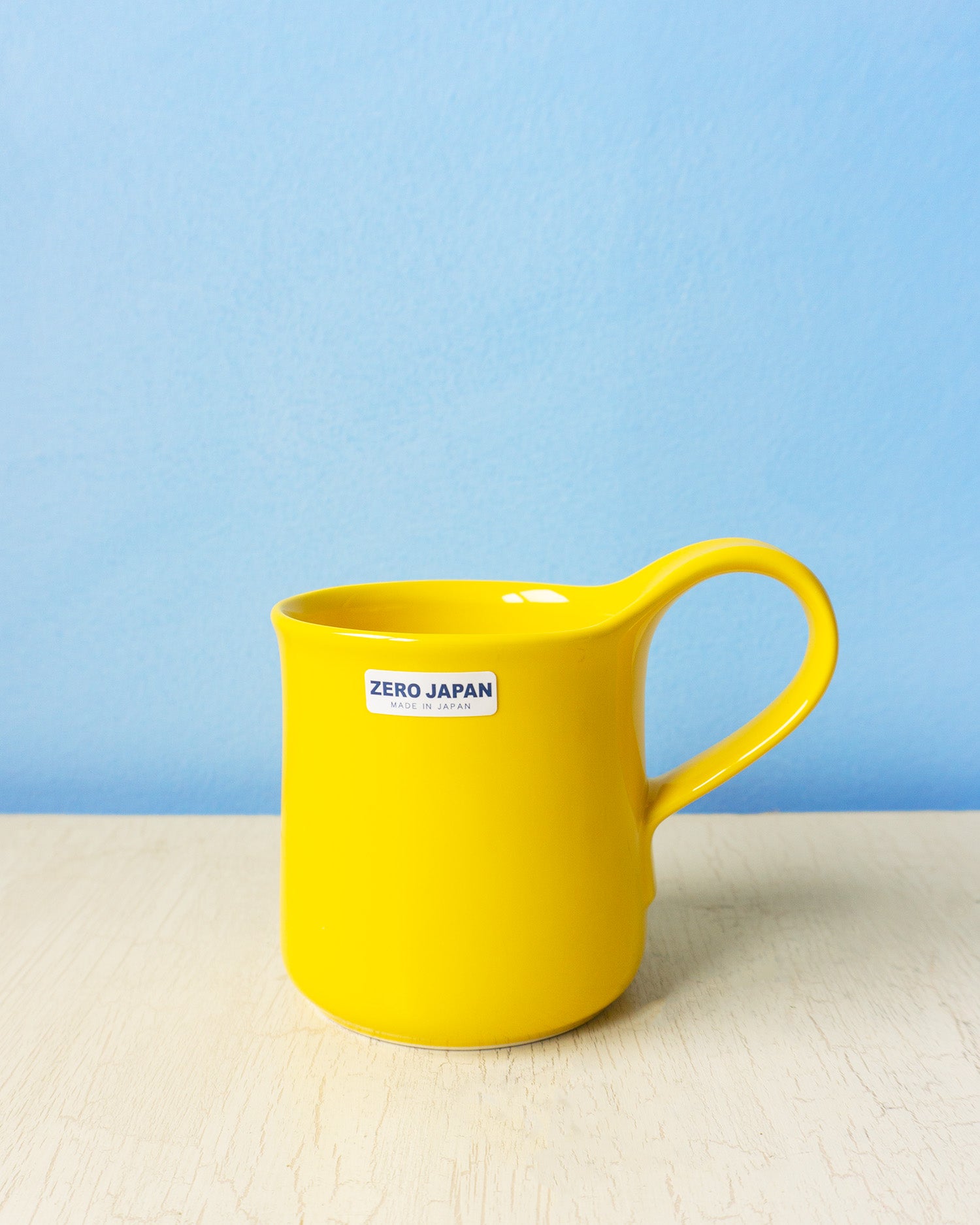 ceramic cafe mug - yellow pepper
