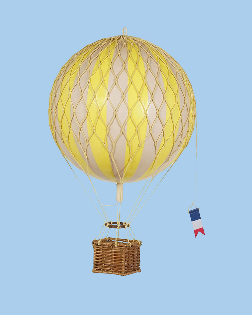 decorative air balloon - medium - yellow