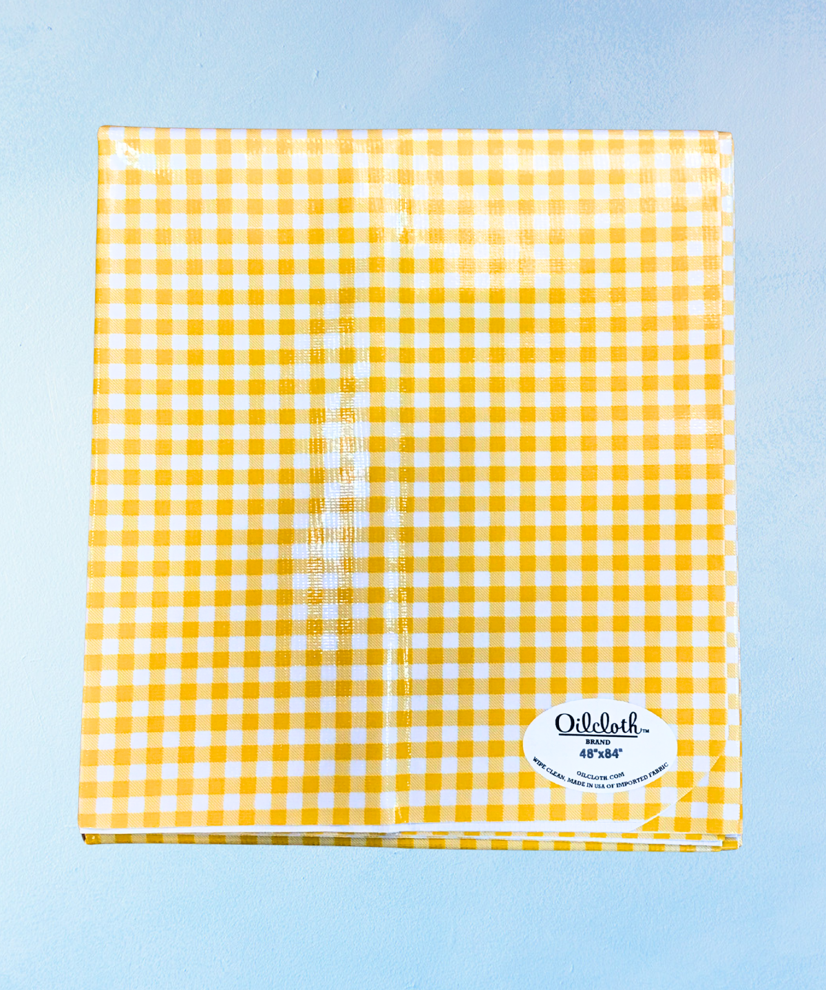 tablecloth - oil cloth gingham (assorted colours)