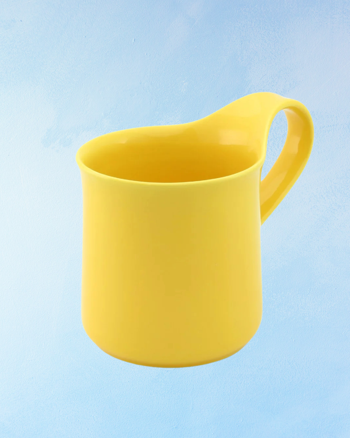 ceramic - cafe mug: - yellow pepper