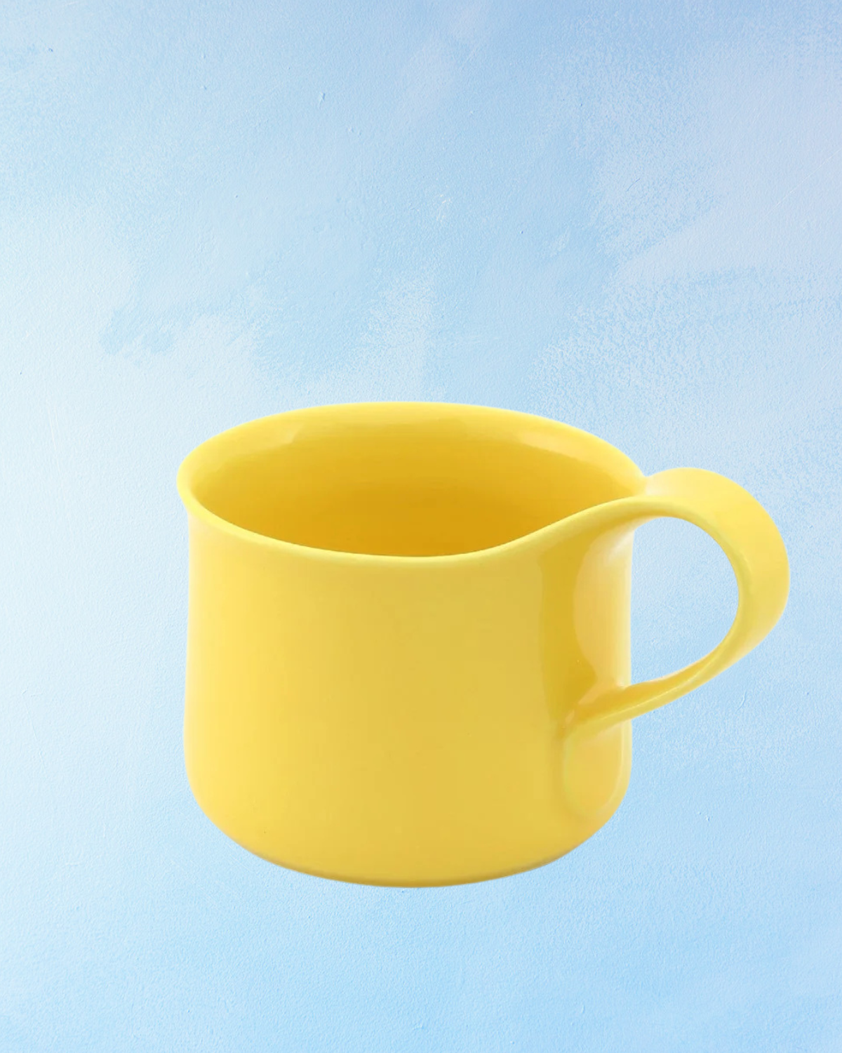 ceramic - cafe mug: - yellow pepper