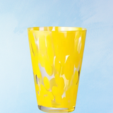 glassware - tumbler: spotted dandelion