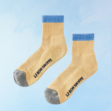 socks - girlfriend - yellow & blue