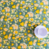 tablecloth - yellow and green fruit