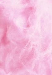 Close up on Flossie cotton candy in pink vanilla
