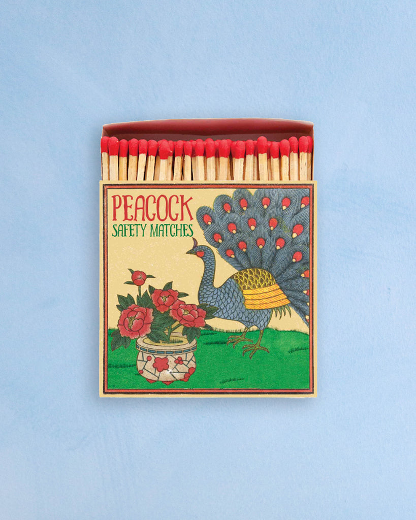 fancy matches - peacock