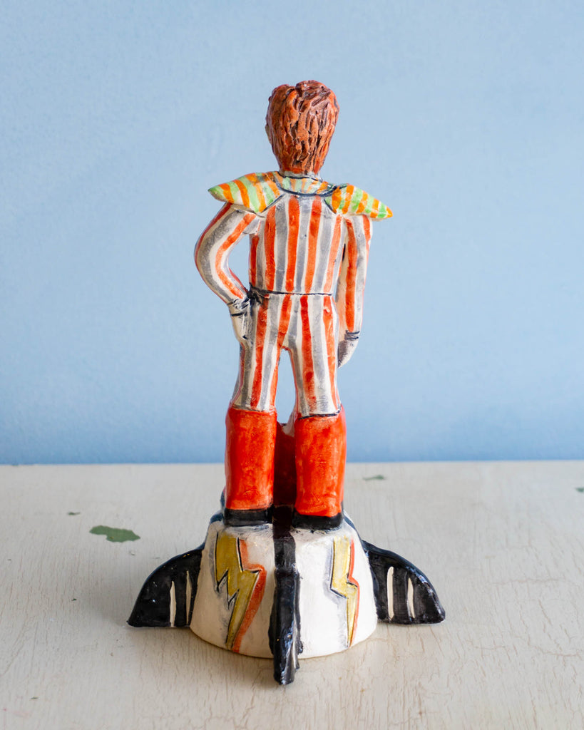 Ziggy Stardust ceramic figurine