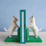 serre-livres - westie debout