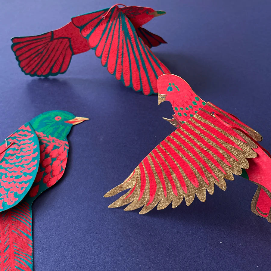 paper bird decorations