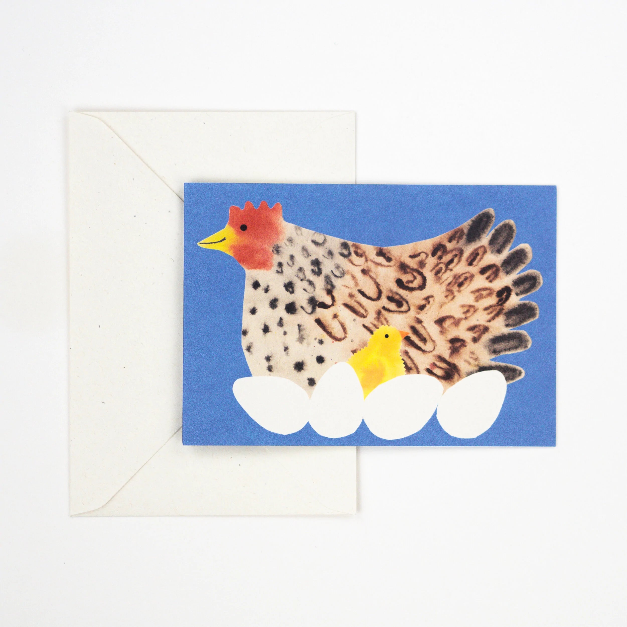 greeting card - hen