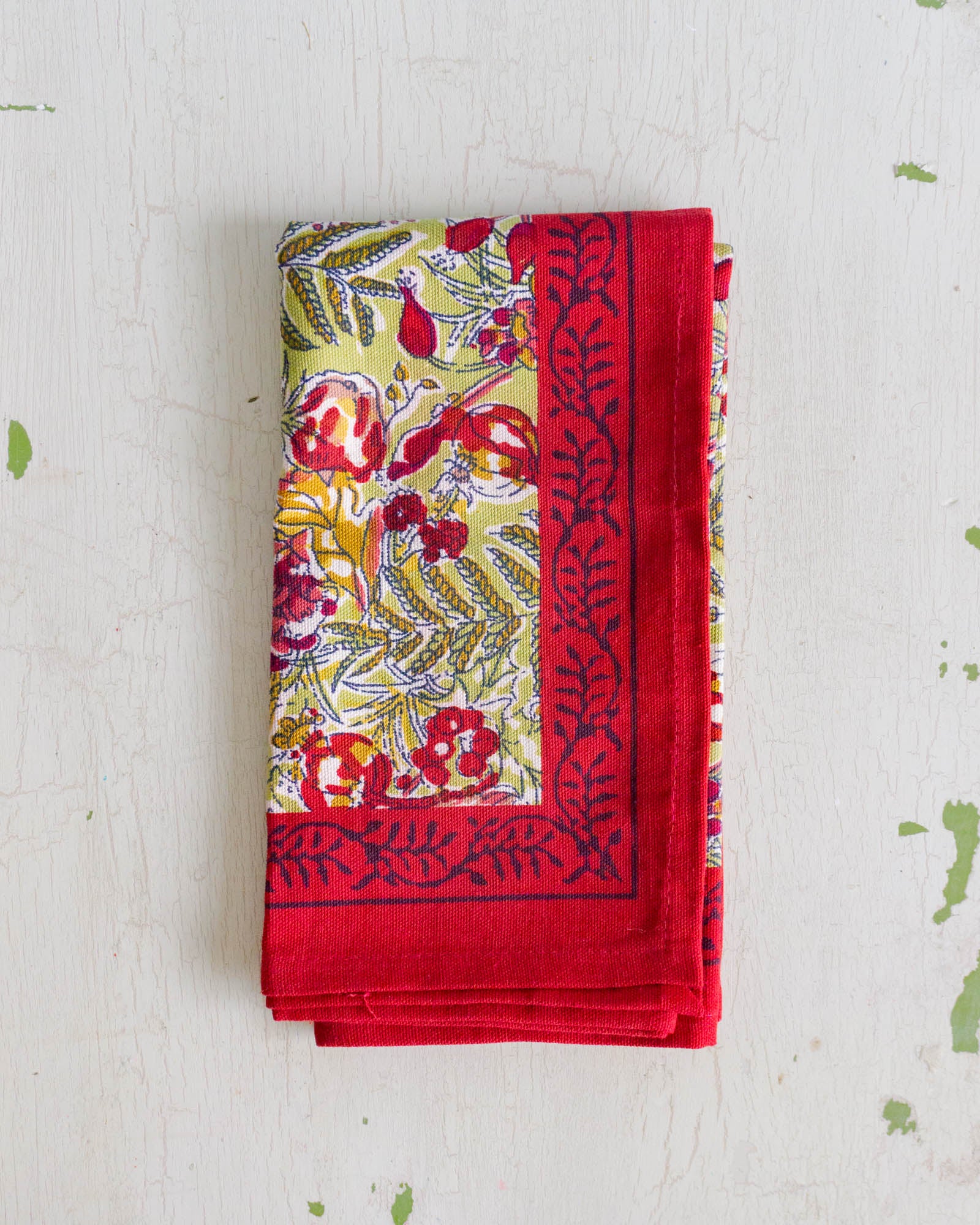 tea towel - pomegranate garden