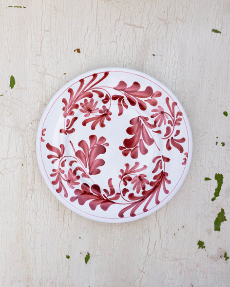 side plate - red