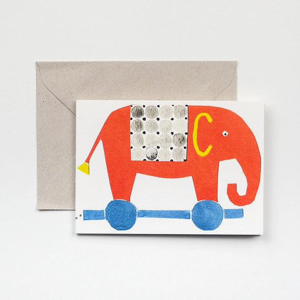 greeting card - elephant fold out