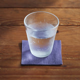 coasters - linen: lavender (set of two)