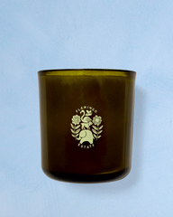 candle - olive tree