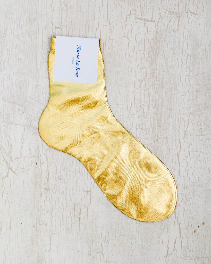 laminated silk socks