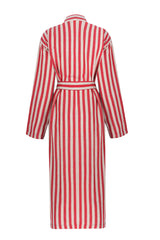 striped red robe