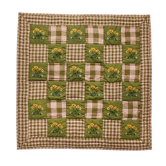 heirloom baby quilt - olive